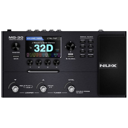 NU-X MG-30 Versatile Guitar Modeling Processor NU-X Products Effects Pedals