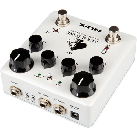 NU-X Verdugo Series Ace Of Tone Dual Overdrive Effects Pedal NU-X Products Effects Pedals