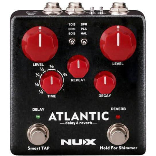 NU-X Verdugo Series Atlantic Multi Delay & Reverb Effects Pedal NU-X Products Effects Pedals
