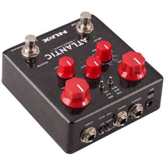 NU-X Verdugo Series Atlantic Multi Delay & Reverb Effects Pedal NU-X Products Effects Pedals