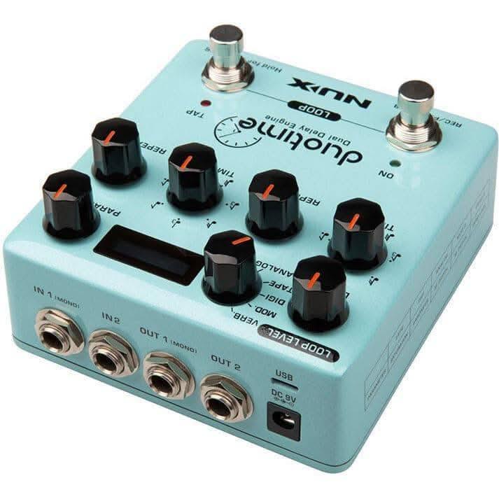 NU-X Verdugo Series Duotime Dual Delay Engine Effects Pedal NU-X Products Effects Pedals
