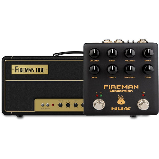 NU-X Verdugo Series Fireman Dual Channel Distortion Effects Pedal NU-X Products Effects Pedals