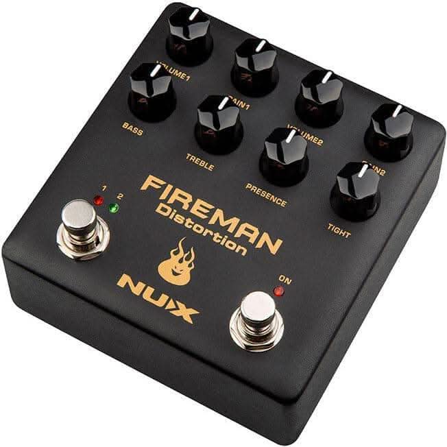 NU-X Verdugo Series Fireman Dual Channel Distortion Effects Pedal NU-X Products Effects Pedals