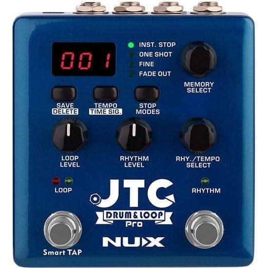 NU-X Verdugo Series JTC Drum & Loop Pro Dual Switch Looper Pedal NU-X Products Effects Pedals