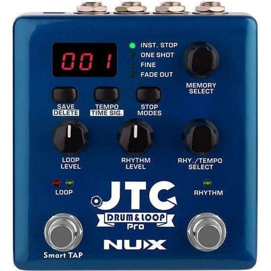 NU-X Verdugo Series JTC Drum & Loop Pro Dual Switch Looper Pedal NU-X Products Effects Pedals