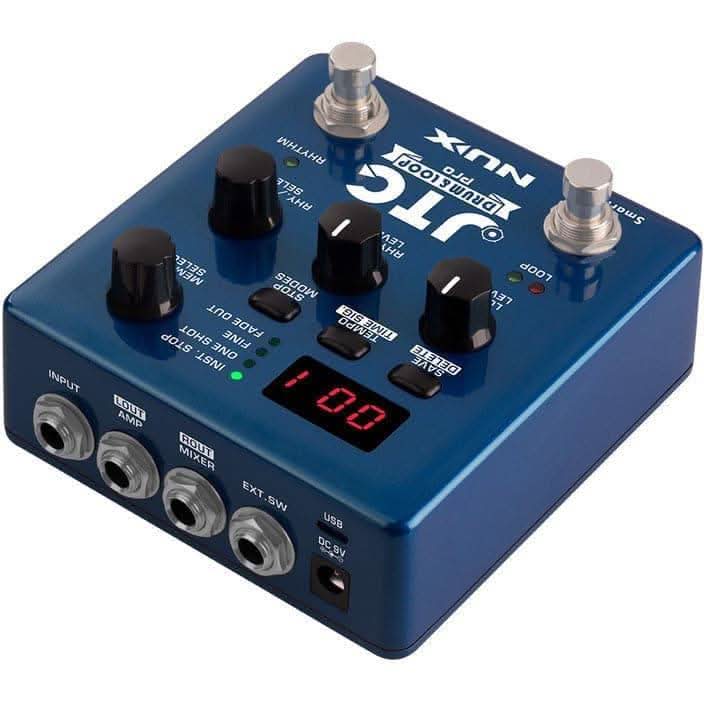 NU-X Verdugo Series JTC Drum & Loop Pro Dual Switch Looper Pedal NU-X Products Effects Pedals