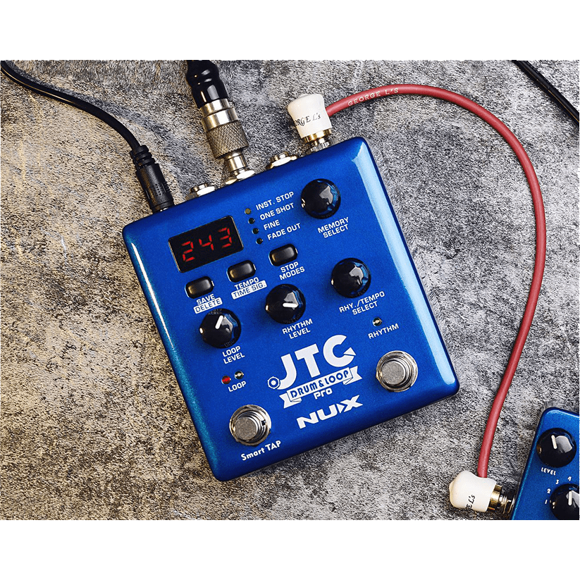 NU-X Verdugo Series JTC Drum & Loop Pro Dual Switch Looper Pedal NU-X Products Effects Pedals