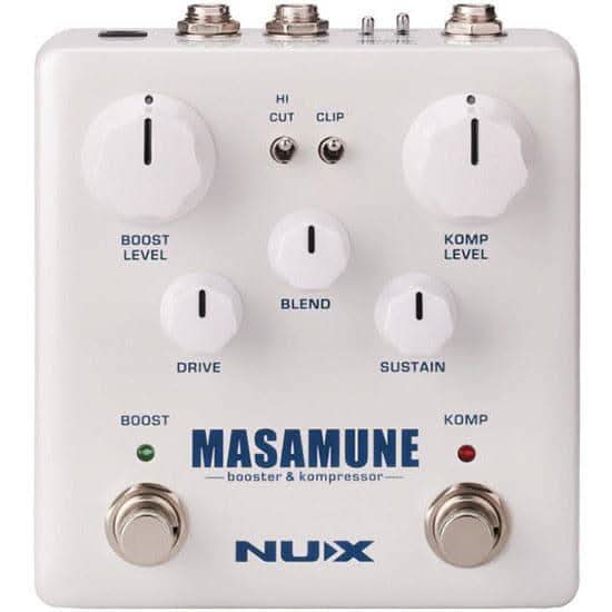 NU-X Verdugo Series Masamune Analog Compressor & Booster Pedal NU-X Products Effects Pedals