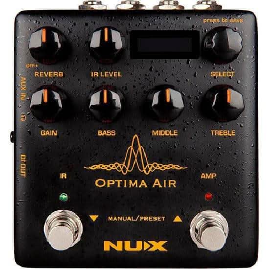 NU-X Verdugo Series Optima Air Acoustic Simulator & IR Loader Pedal NU-X Products Effects Pedals