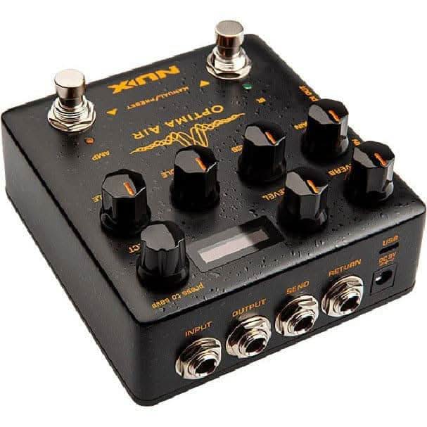 NU-X Verdugo Series Optima Air Acoustic Simulator & IR Loader Pedal NU-X Products Effects Pedals