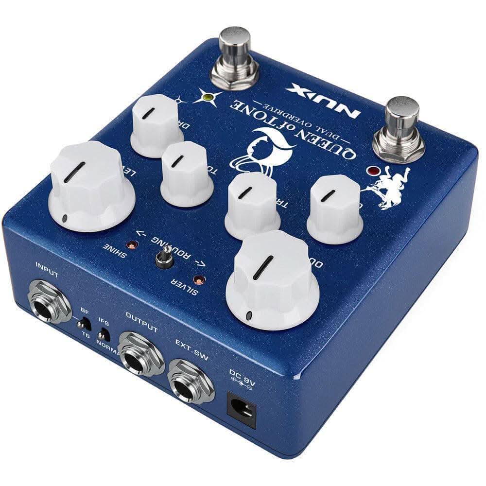 NU-X Verdugo Series Queen Of Tone Dual Overdrive Effects Pedal NU-X Products Effects Pedals