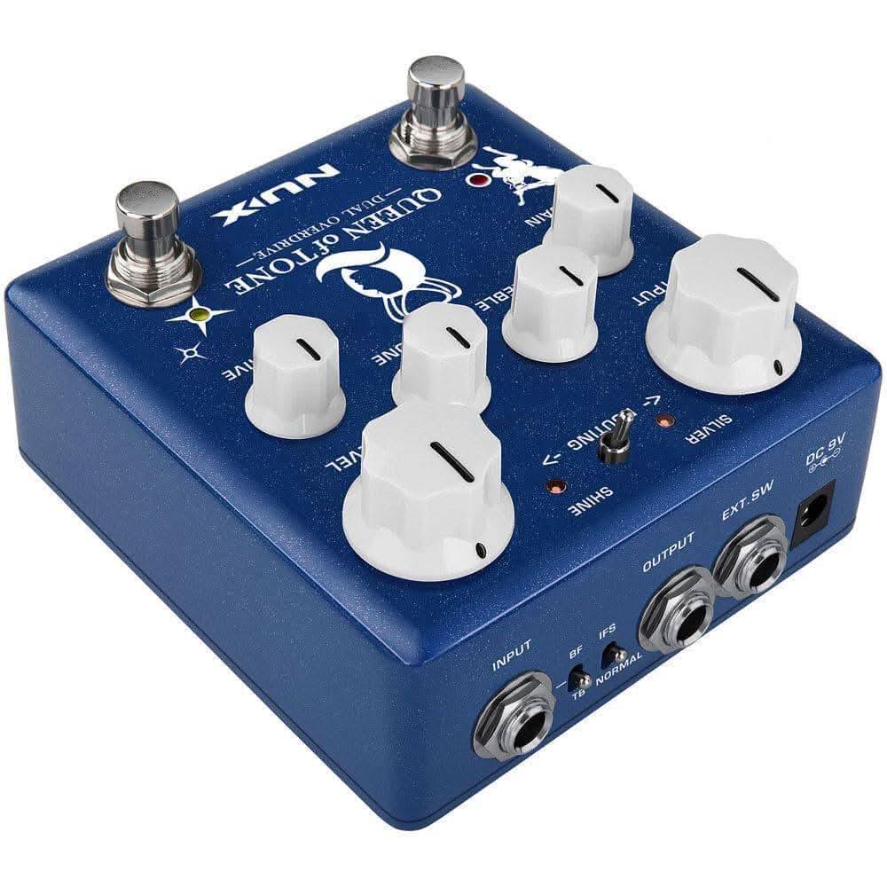 NU-X Verdugo Series Queen Of Tone Dual Overdrive Effects Pedal NU-X Products Effects Pedals