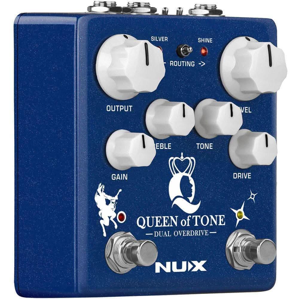NU-X Verdugo Series Queen Of Tone Dual Overdrive Effects Pedal NU-X Products Effects Pedals