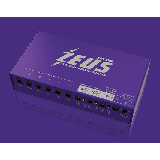 NUX Zeus Isolated Variable Power Supply NU-X Products Effects Pedals