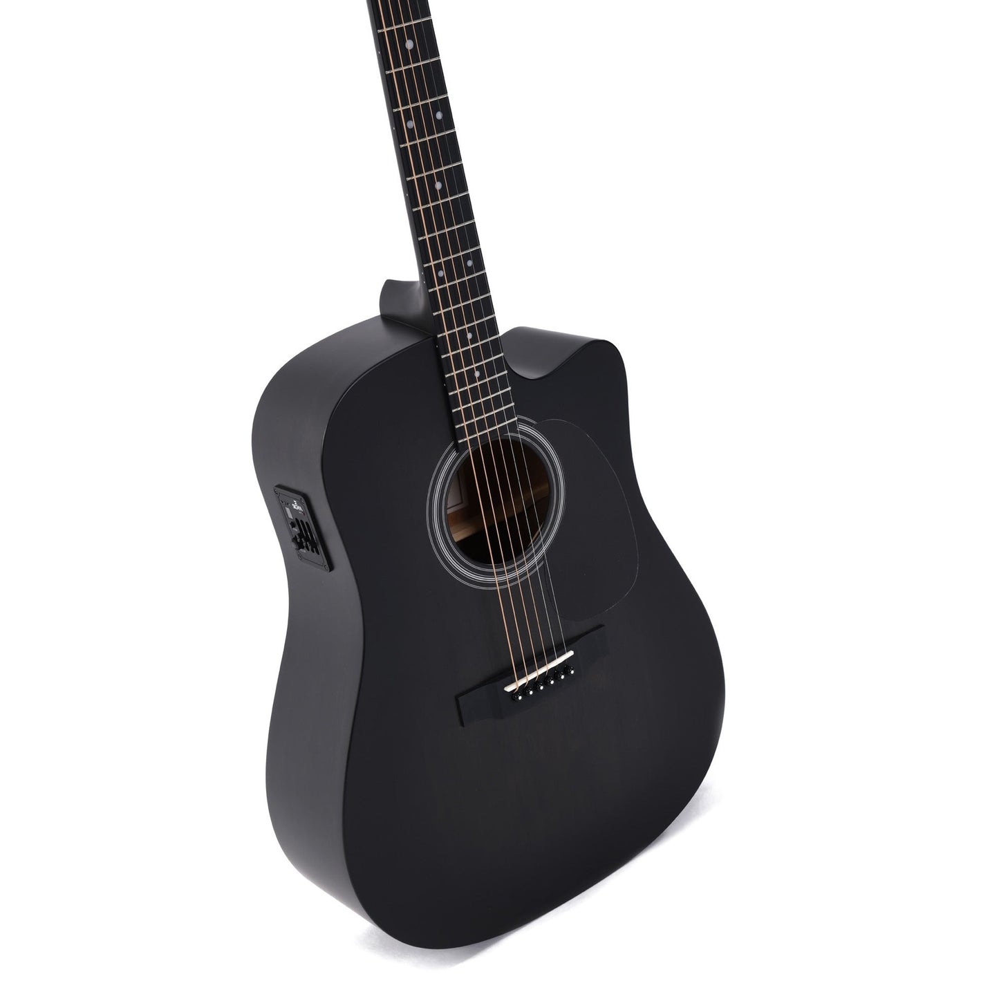 Sigma DMCE‑BKB – Dreadnought Acoustic‑Electric Guitar with Cutaway in Blackburst
