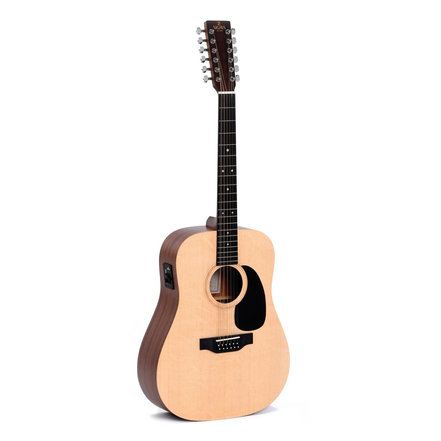 Sigma DM12E – 12‑String Dreadnought Acoustic‑Electric Guitar