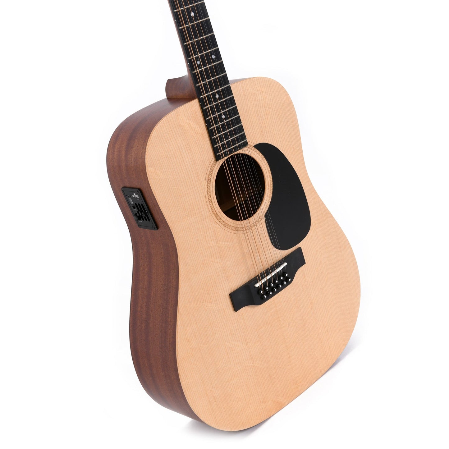 Sigma DM12E – 12‑String Dreadnought Acoustic‑Electric Guitar