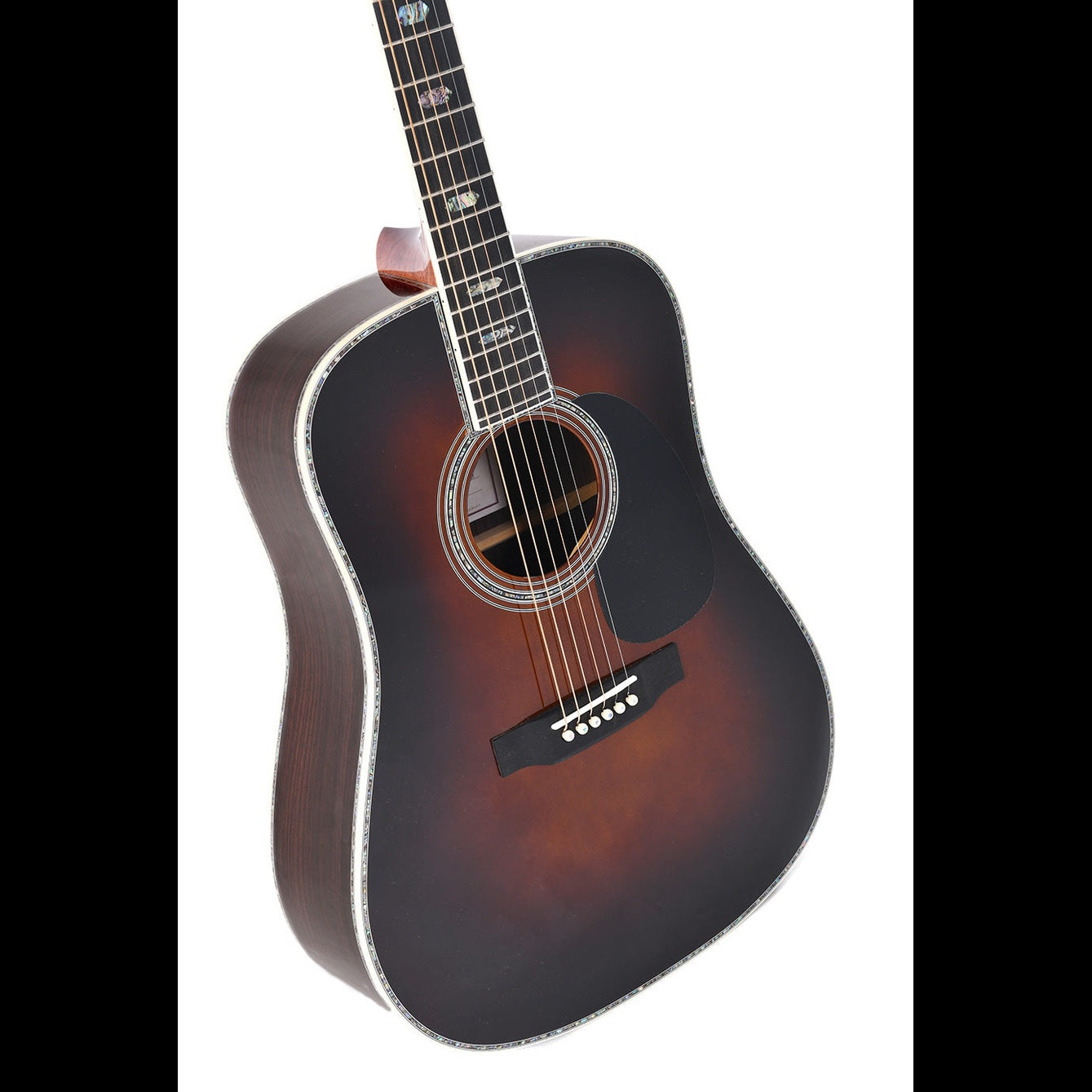 The Sigma SDR‑45‑SB is a premium dreadnought acoustic guitar