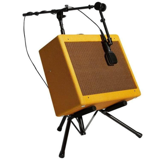 On Stage RS7501 Tiltback Tripod Amplifier Stand with Boom Mic Arm On Stage Stands & Hangers