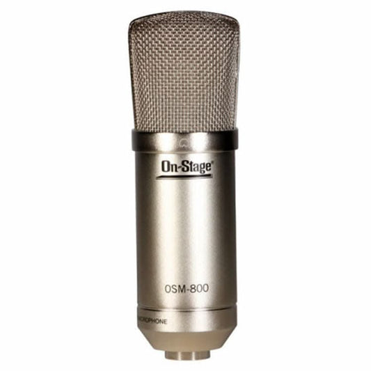 On Stage AS800 Platinum Series Large-Diaphragm Condenser Microphone with Case On Stage Wired Micrpohone