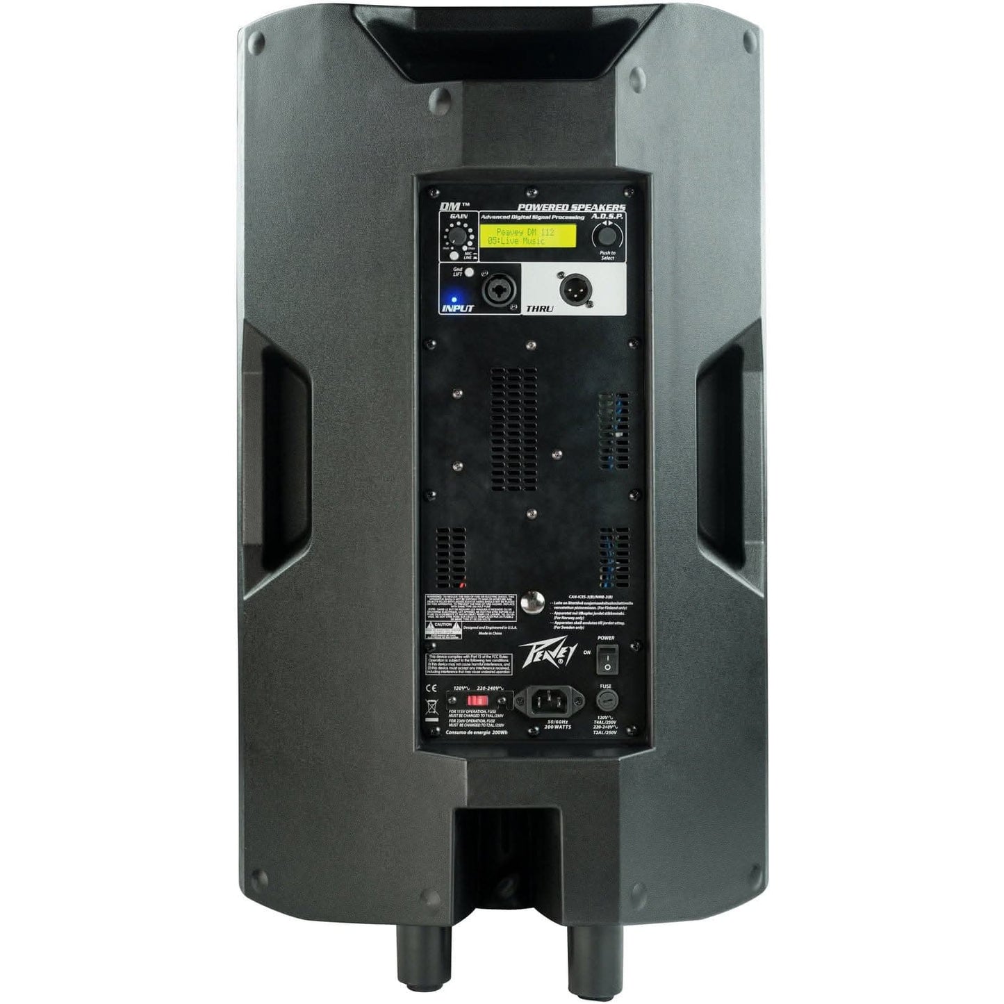 Peavey Dark Matter Series "DM-112" Powered 660W, Bi-Amped, 12" Loudspeaker Peavey Amps