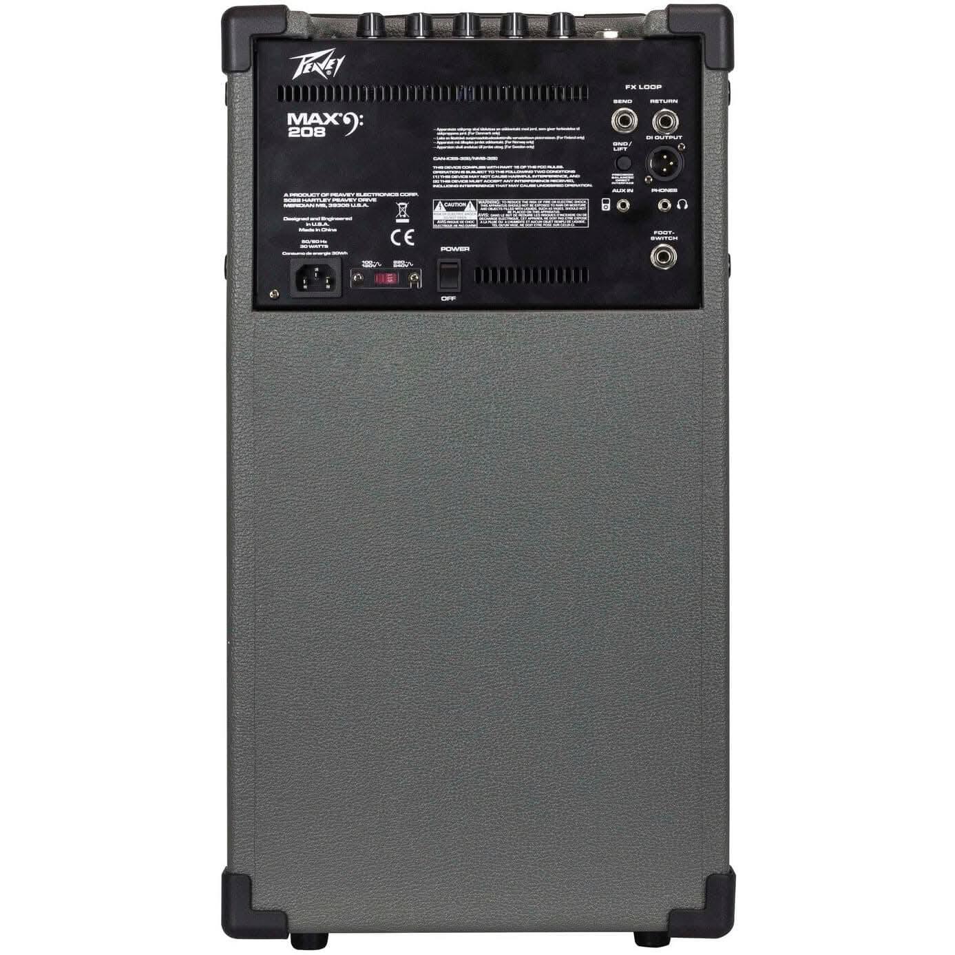 Peavey MAX Series "MAX208" Bass Amp Combo 200-Watt 2x8" Peavey Bass Amps