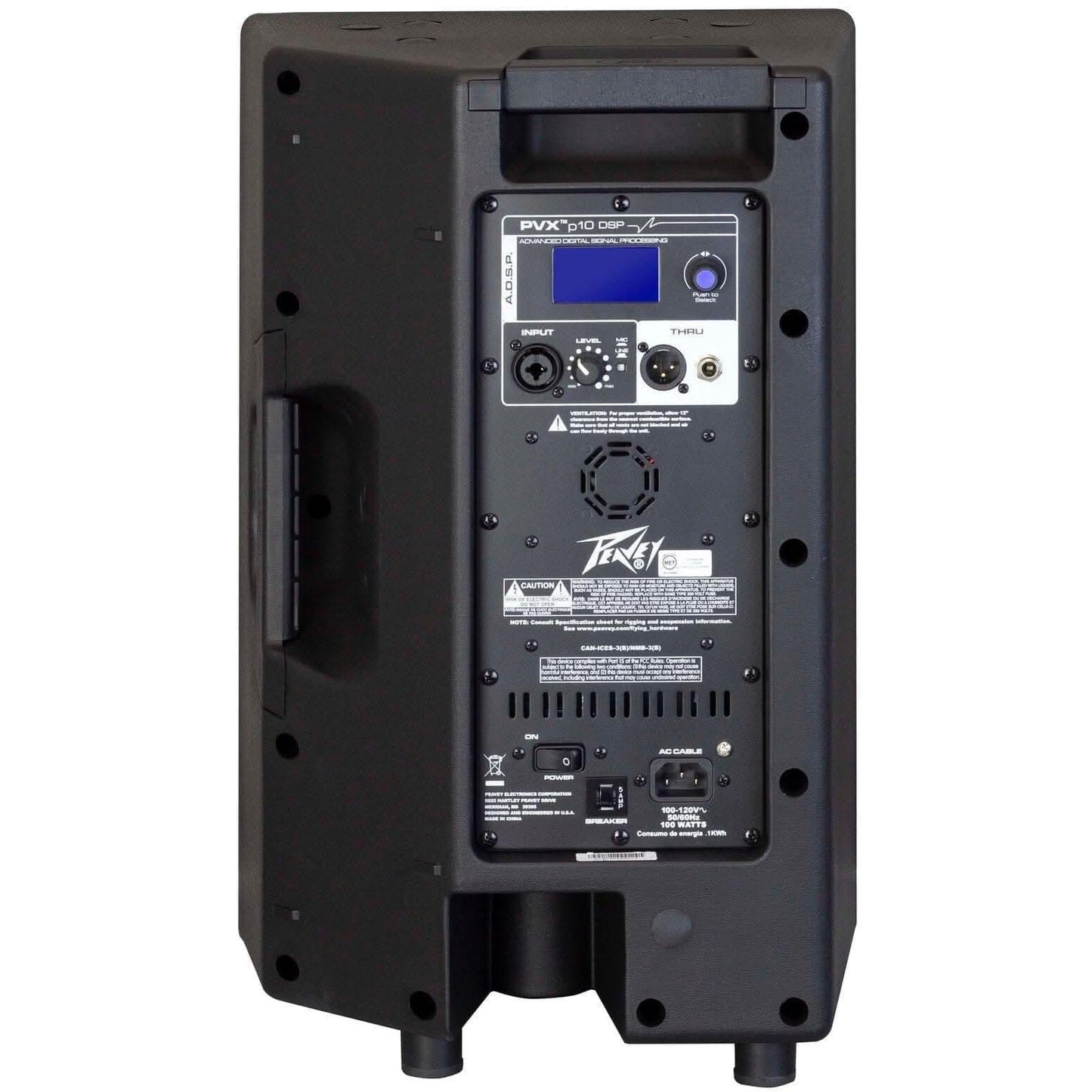 Peavey PVX Series "PVXp-10DSP" Powered 510W, Bi-Amped, 10" Loudspeaker