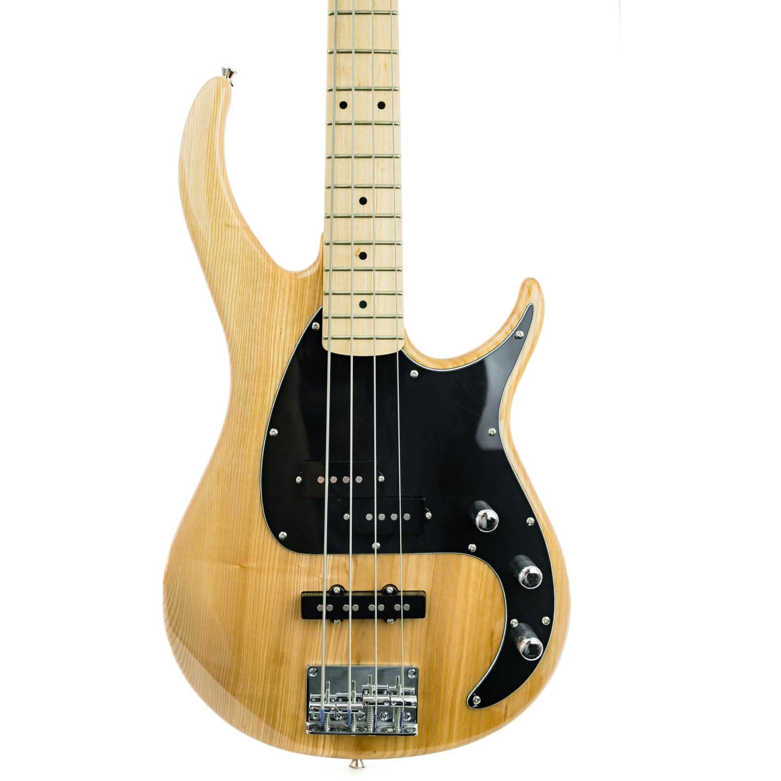 Peavey Milestone Series 4 String Bass Guitar in Natural Peavey Bass Guitars