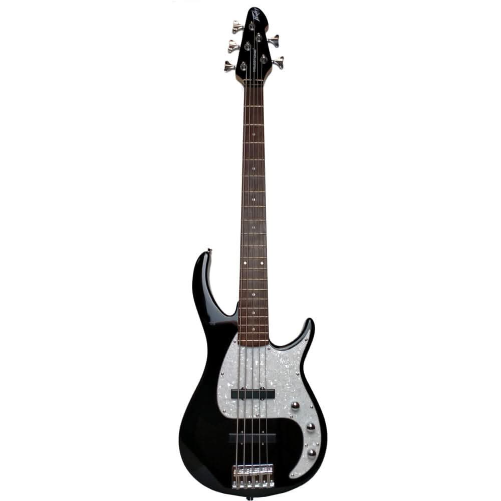 Peavey Milestone Series 5-String Bass Guitar in Black Peavey Bass Guitars