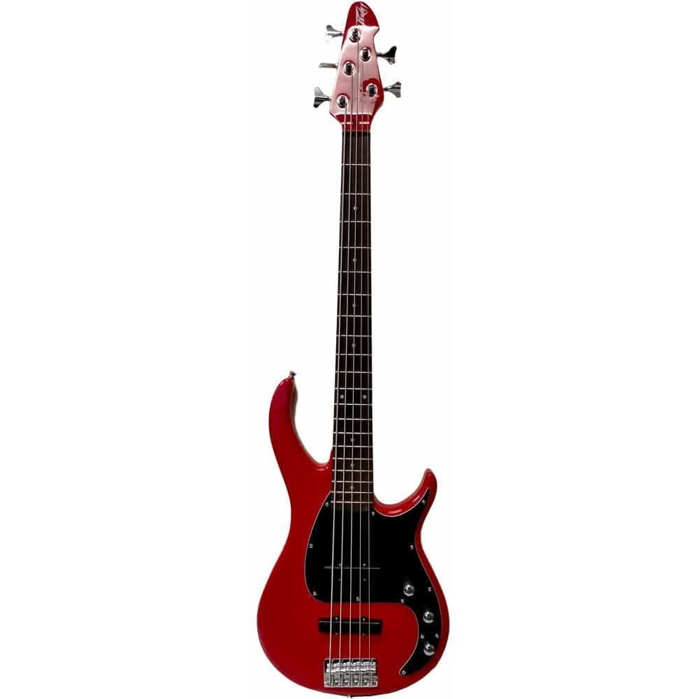 Peavey Milestone Series 5-String Bass Guitar in Red Peavey Bass Guitars