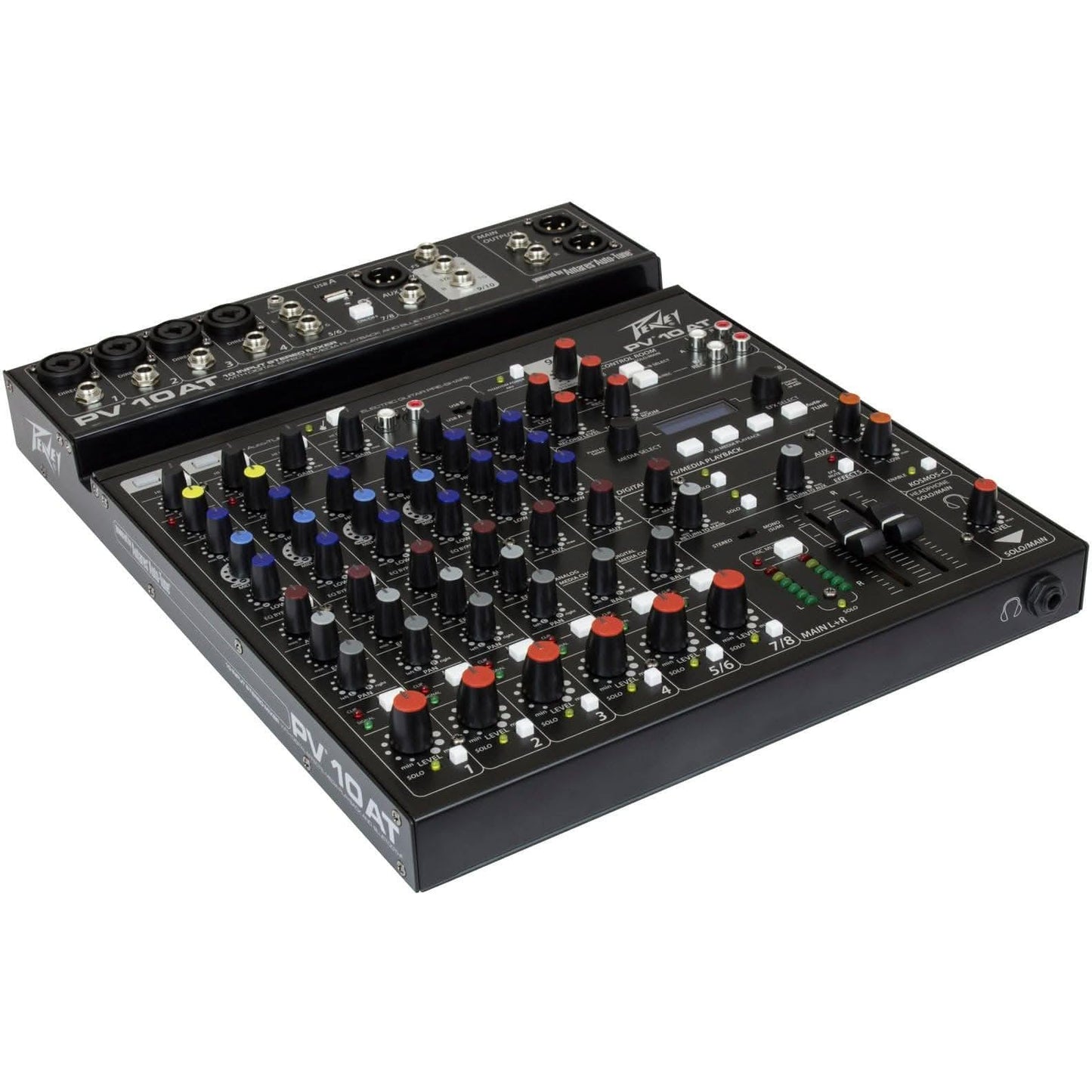 Peavey PV Series "PV-10AT" Compact 10-Channel Mixer with Bluetooth & Antares Auto-Tune Peavey
