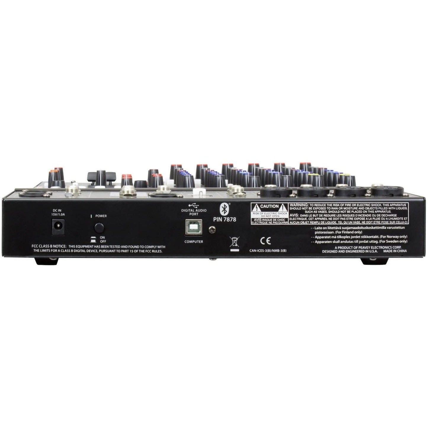 Peavey PV Series "PV-10AT" Compact 10-Channel Mixer with Bluetooth & Antares Auto-Tune Peavey