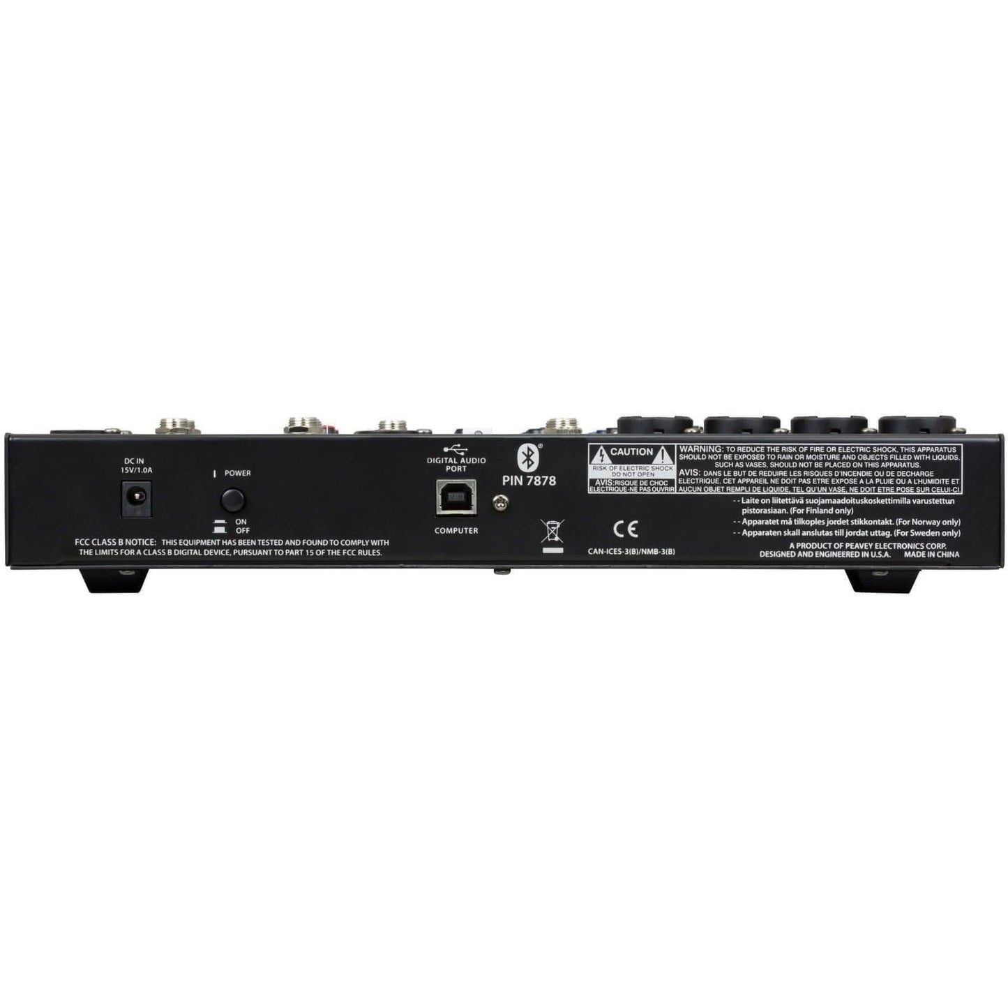 Peavey PV Series "PV-10BT" Compact 10-Channel Mixer with Bluetooth Peavey