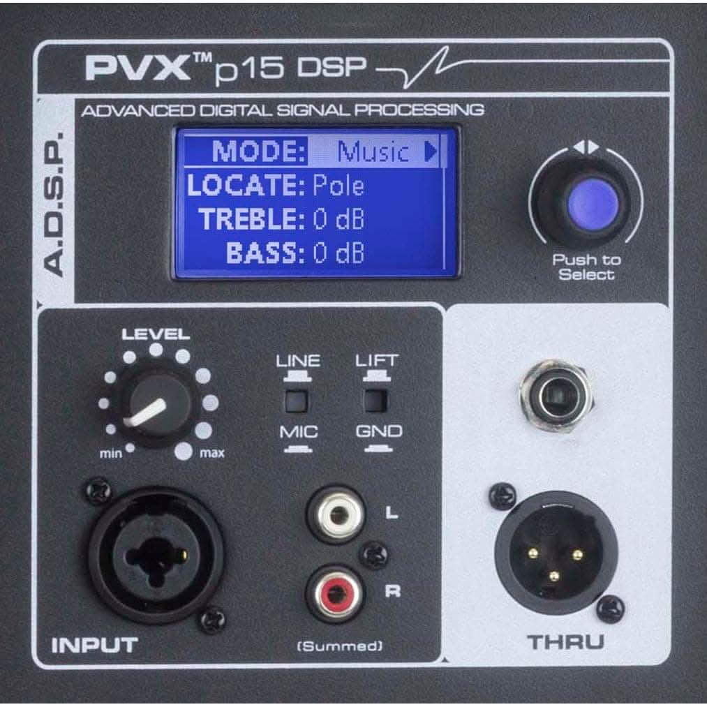 Peavey PVX Series "PVXp-15DSP" Powered 830W, Bi-Amped, 15" Loudspeaker with DSP