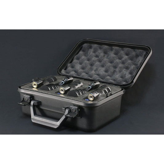 Peavey PVM DMS-5 Drum Microphone System with Mounts, Cables & Carry Case Peavey Drum