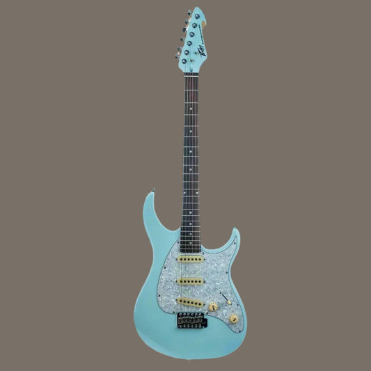 Peavey Raptor Custom Series Electric Guitar in Columbia Blue 3SC Peavey Electric Guitars
