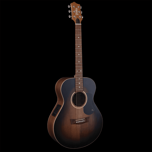 Pratley Premier Concert All Solid Blackwood Vintage Black Burst Top Electric Pratley Guitars Acoustic Guitars