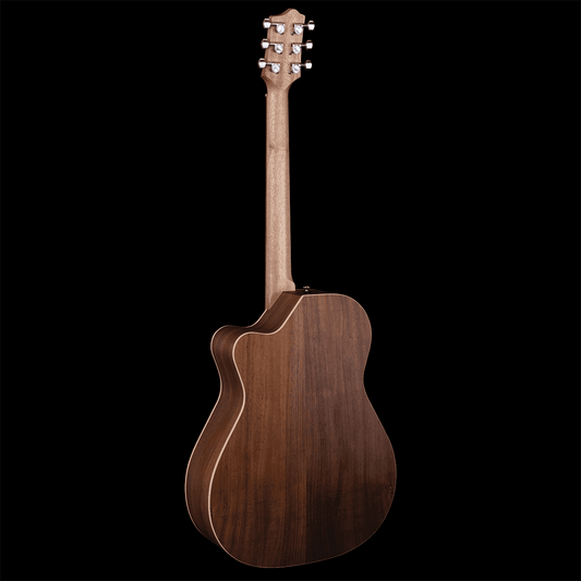 Pratley Premier OM Cutaway All Solid Blackwood Vintage Black Burst Top Electric Pratley Guitars Acoustic Guitars