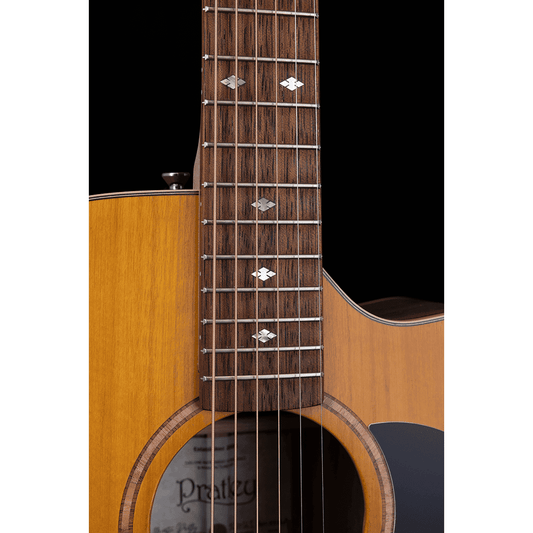 Pratley Premier Series OM Cutaway Model Maple B/S Fig Top Pratley Guitars Acoustic Guitars