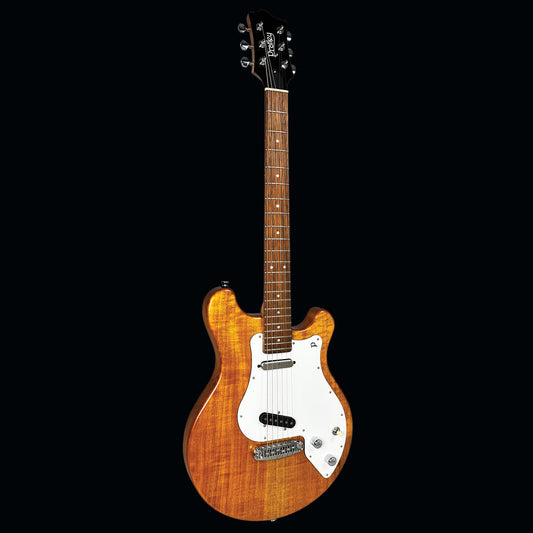 Pratley AP11 Double Cut Electric Guitar - Natural Amber Finish Pratley Guitars Electric Guitars
