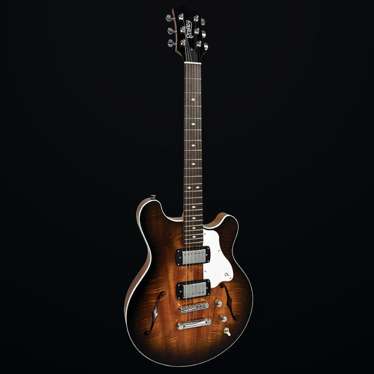 Pratley RBJ22 Double Cut Semi-Hollow Electric Guitar - Vintage Burst Blackwood Pratley Guitars Semi-Hollow Guitars