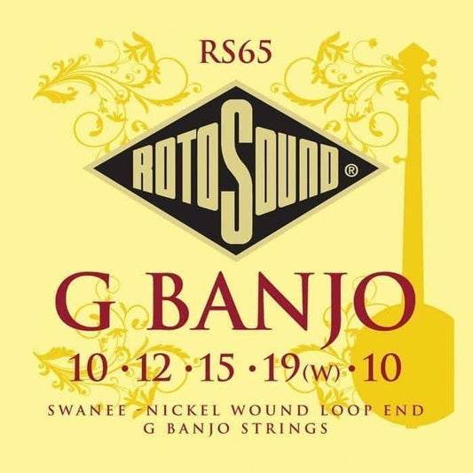 Rotosound RS65 Banjo 5 String Set - Loop End Rotosound Banjo Strings