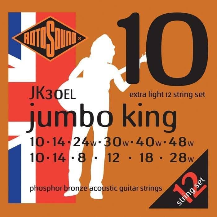 Rotosound JK30EL Jumbo King 12 String Phosphor Bronze Rotosound