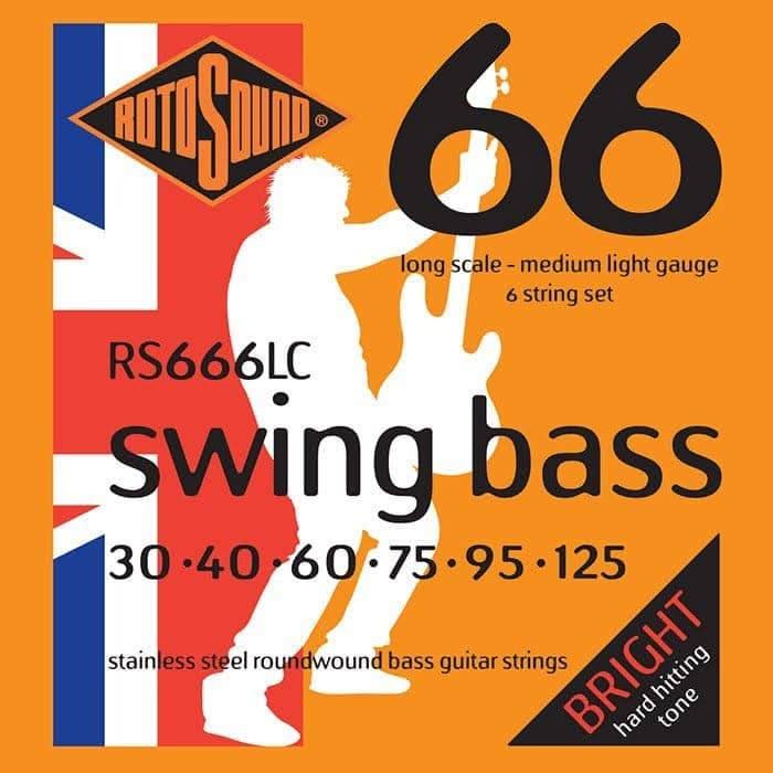 Rotosound RS666LC Swing Bass 6-String 30 - 125 Stainless Rotosound
