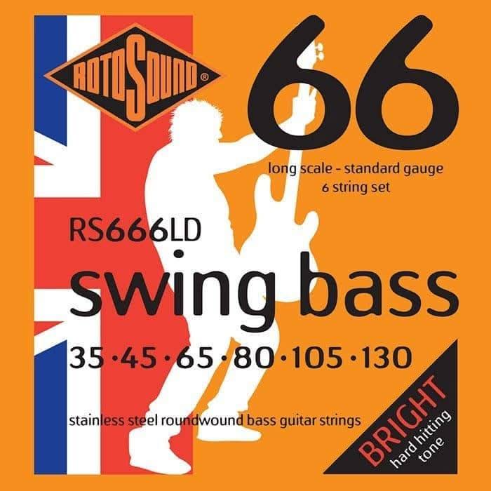 Rotosound RS666LD Swing Bass 6-String 35 - 130 Stainless Rotosound