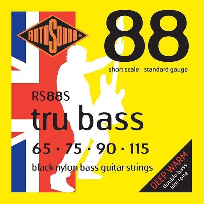 Rotosound RS88S Tru Bass 88 Black Nylon Tapewound Short Scale 65-115 Rotosound