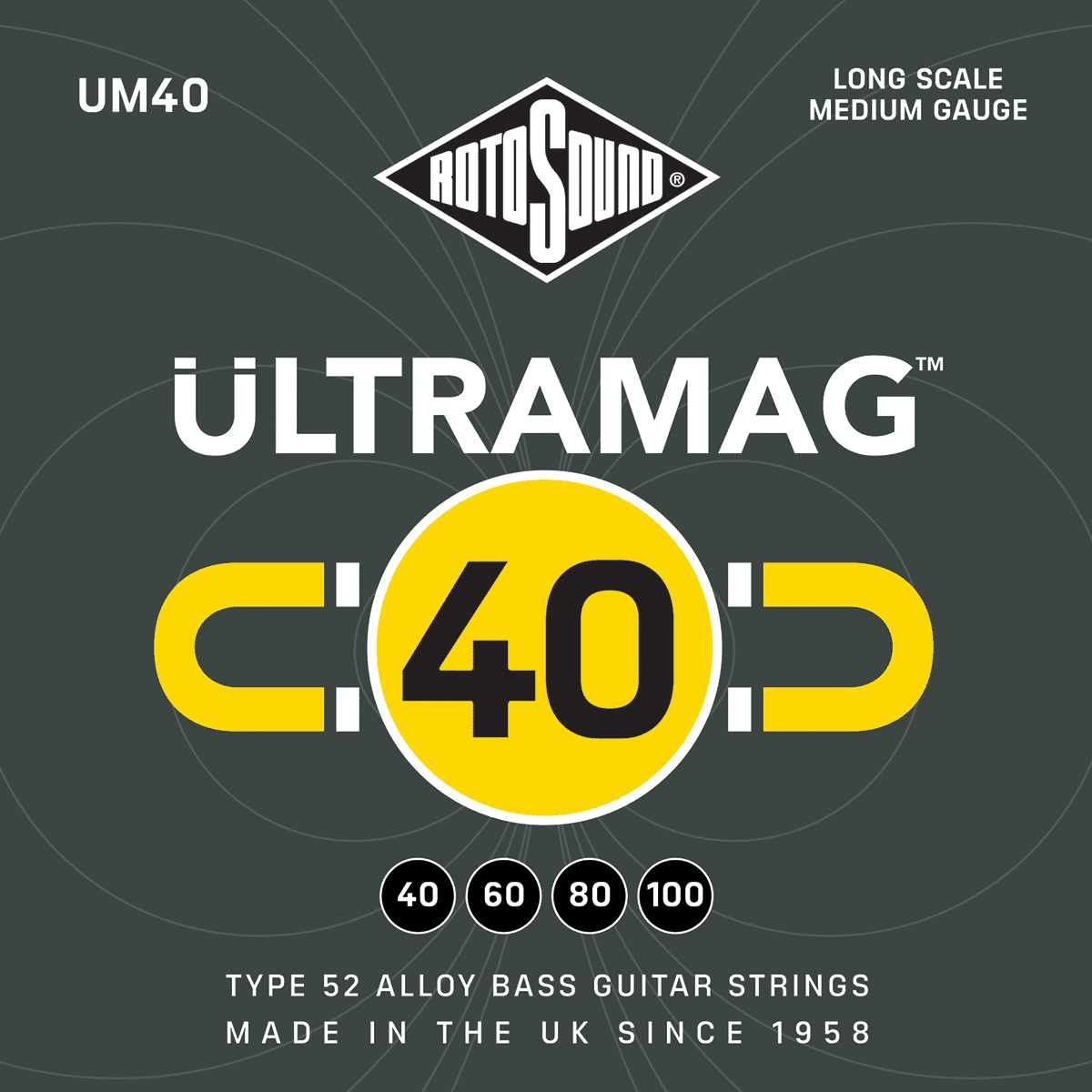 Rotosound RUM40 Ultramag Bass Set 40-100 Rotosound