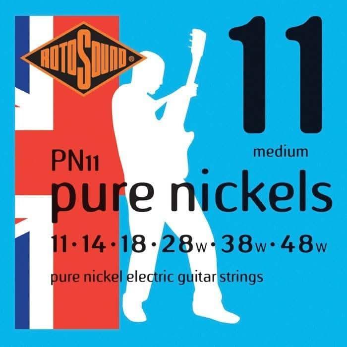 Rotosound PN11 Pure Nickels Electric String Set 11- 48 Rotosound Electric Guitar Strings