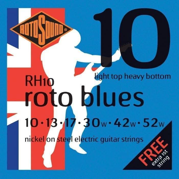 Rotosound RH10 Roto Blues Electric String Set 10- 52 Rotosound Electric Guitar Strings