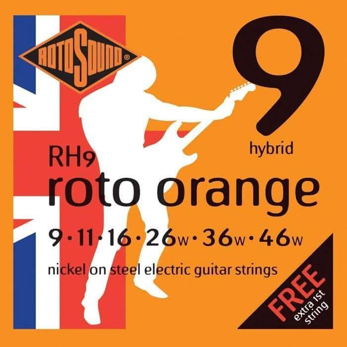 Rotosound RH9 Roto Orange Electric String Set 9 - 46 Rotosound Electric Guitar Strings